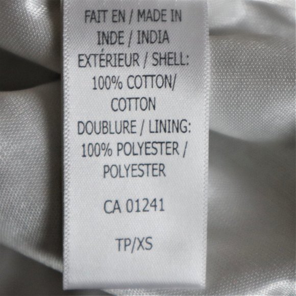 Navy, White, and Gold Sequined and Beaded Striped Mini Skirt - Picture 9 of 10